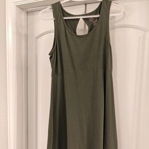 Olive green great expectations maternity dress